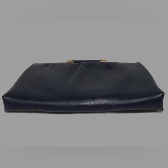 Vintage Ande Blue Faux Leather Frame Purse, 1960-70s - Picture 4 of 11